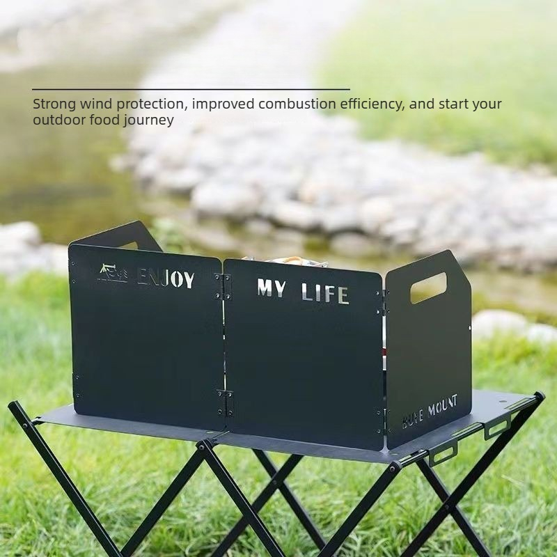 Camping Stove Windshield 4 Fol - Camping Hiking Cooking 评论和价格