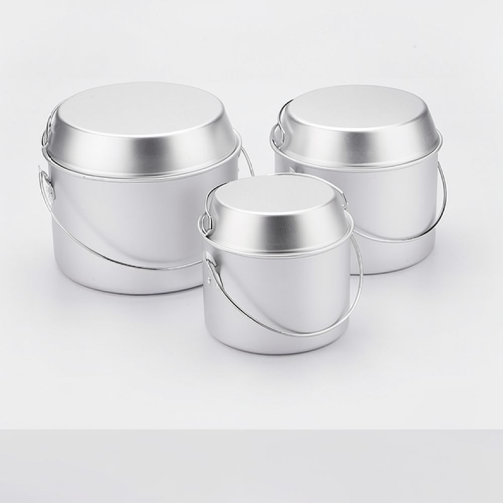Portable Aluminum Camping Pot  - Camping Cooking Dining Set 评论和价格