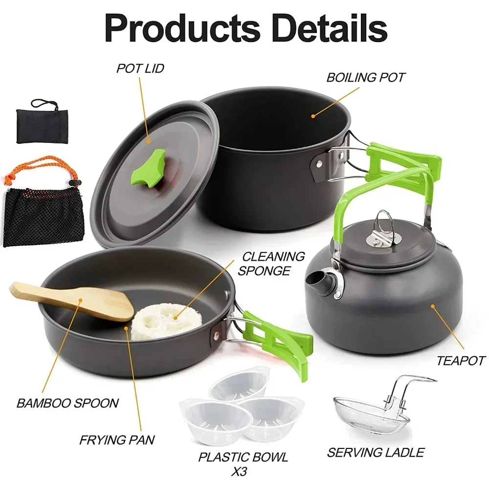 Camping Cooking Set Portable L - Camping Cooking Organizer 评论和价格