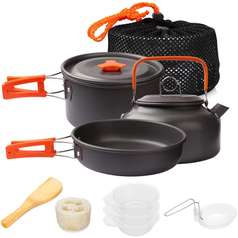 1pcs/1set Camping Cookware Kit - Camping Cooking Organizer 评论和价格