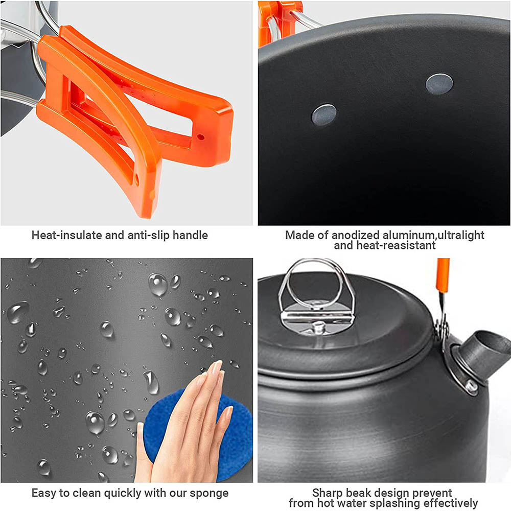 1pcs/1set Camping Cookware Kit - Camping Cooking Organizer 评论和价格