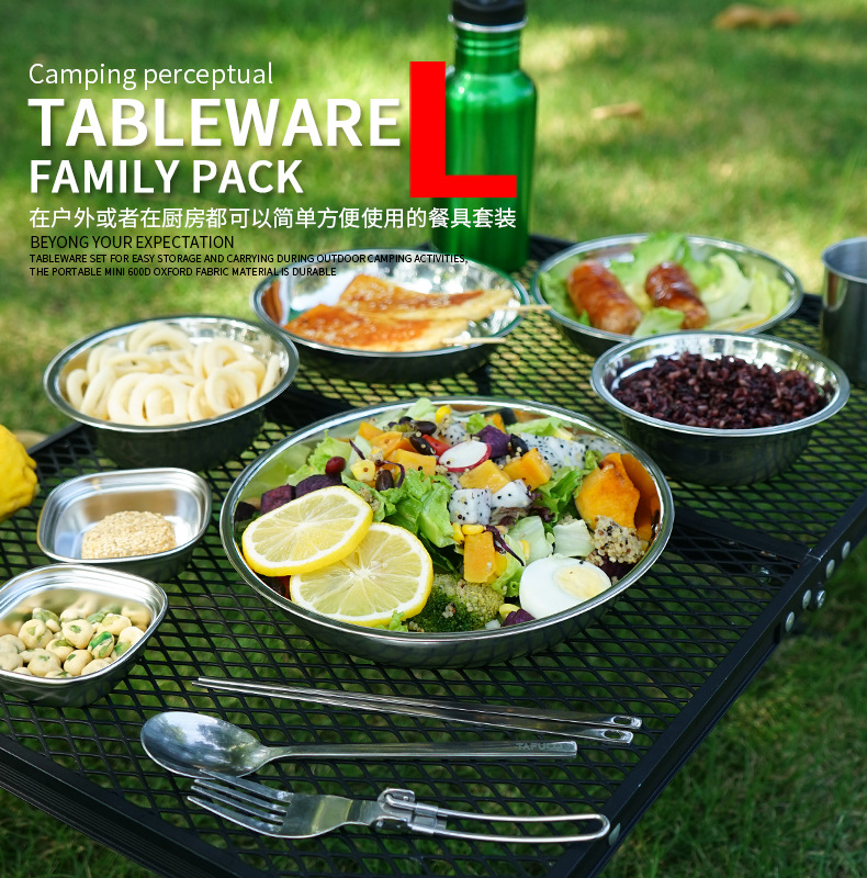 CLS Camp Cooking Portable Dini - Camping Cooking Dining Set 评论和价格