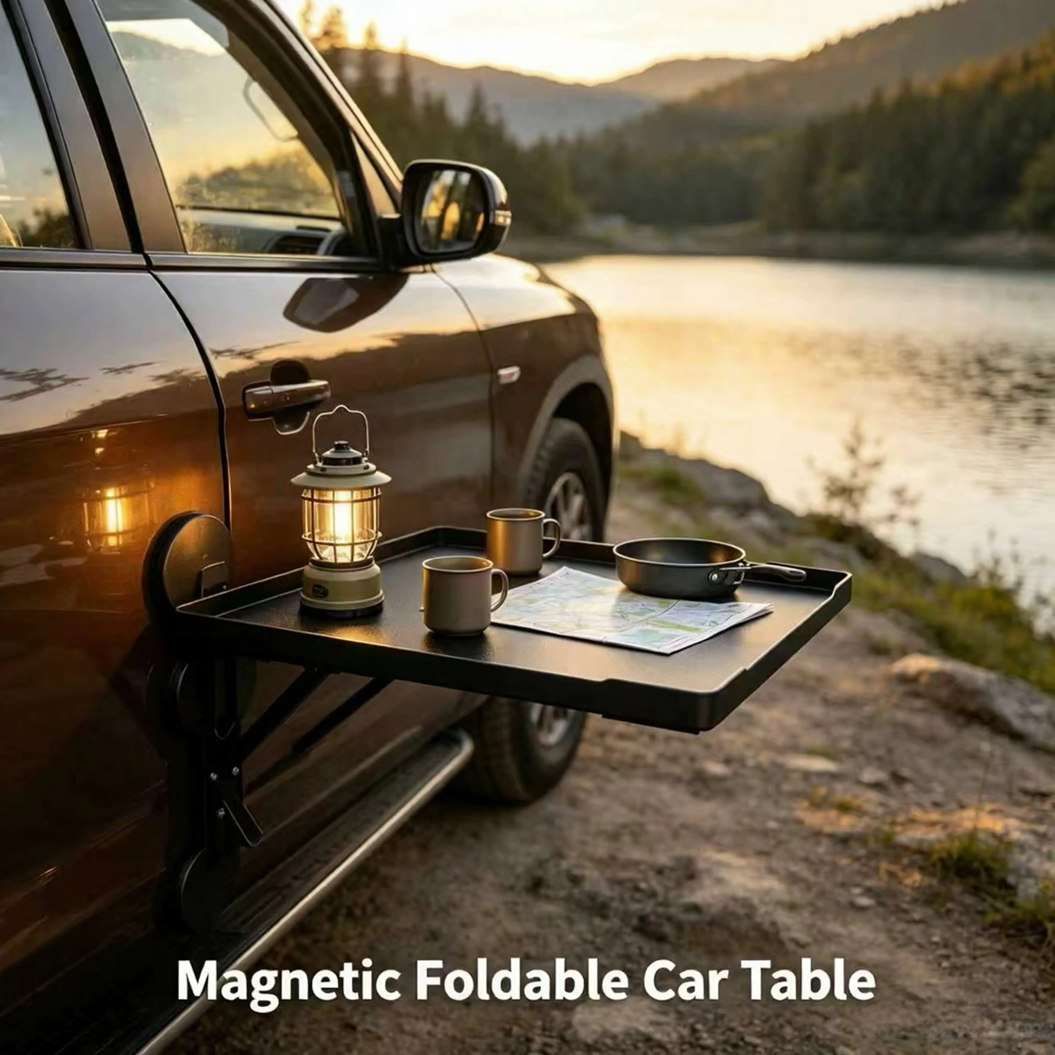 Portable Car Side Door Hanging - Camping Cooking Table 评论和价格