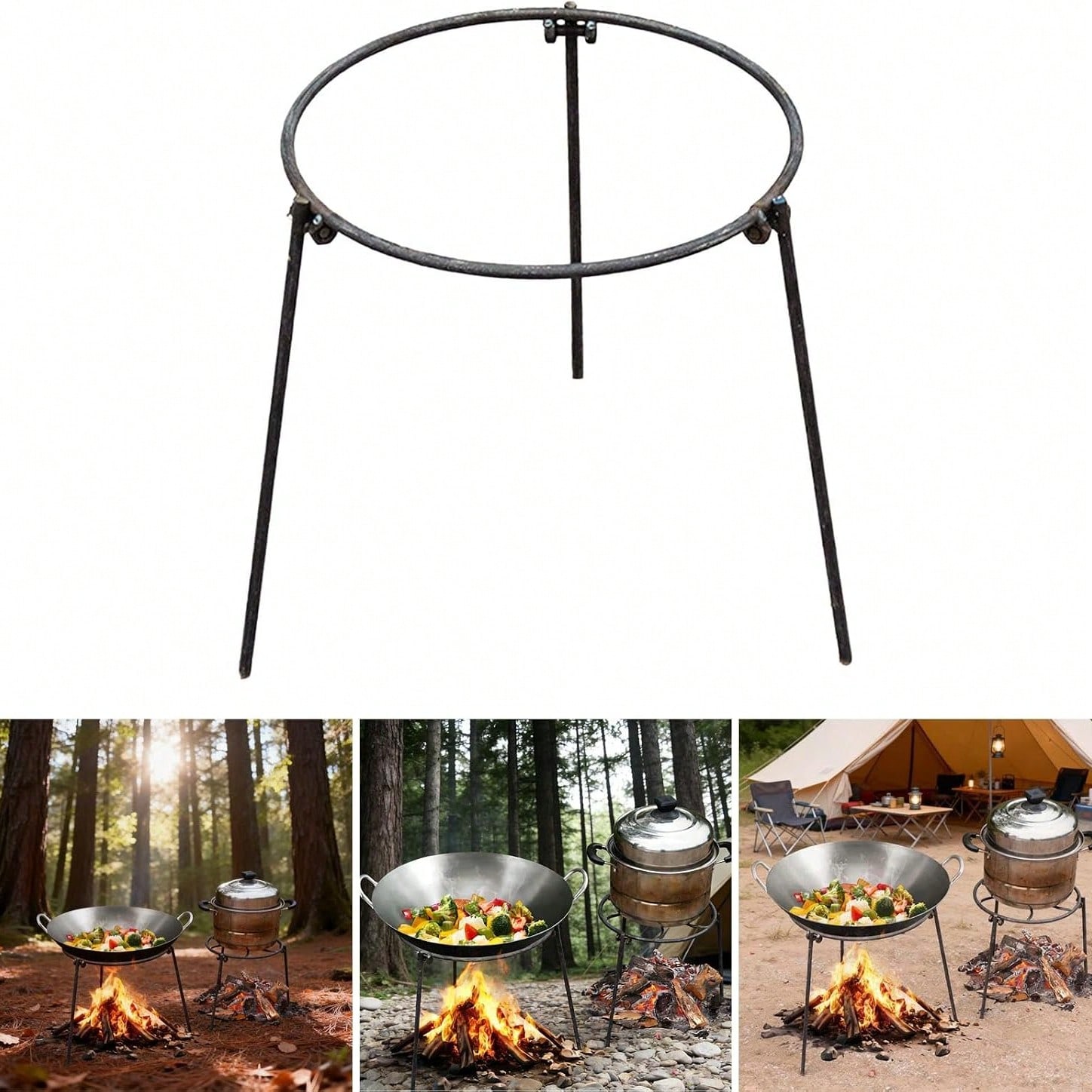 Portable Outdoor Camping Tripo - Camping Hiking Cooking 评论和价格