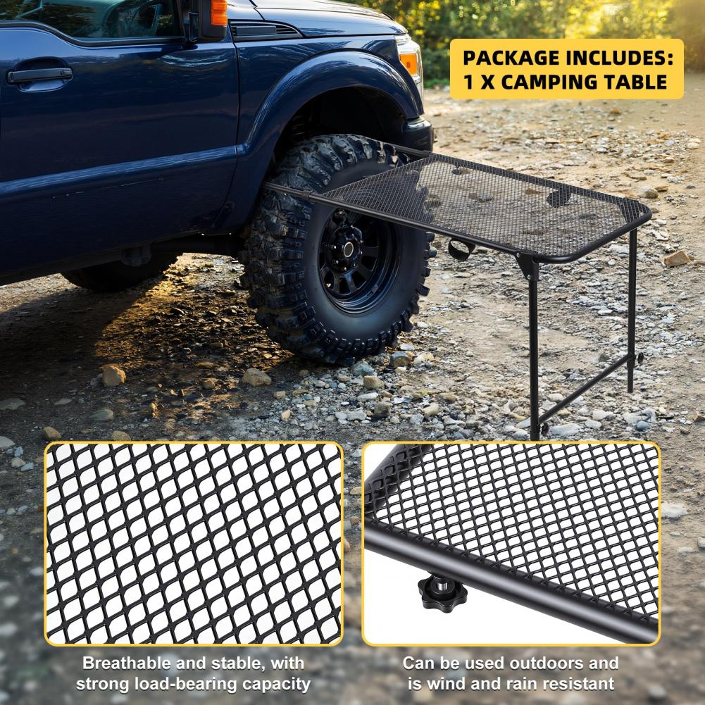Tire Mount Camping Desk, Steel - Camping Cooking Table 评论和价格